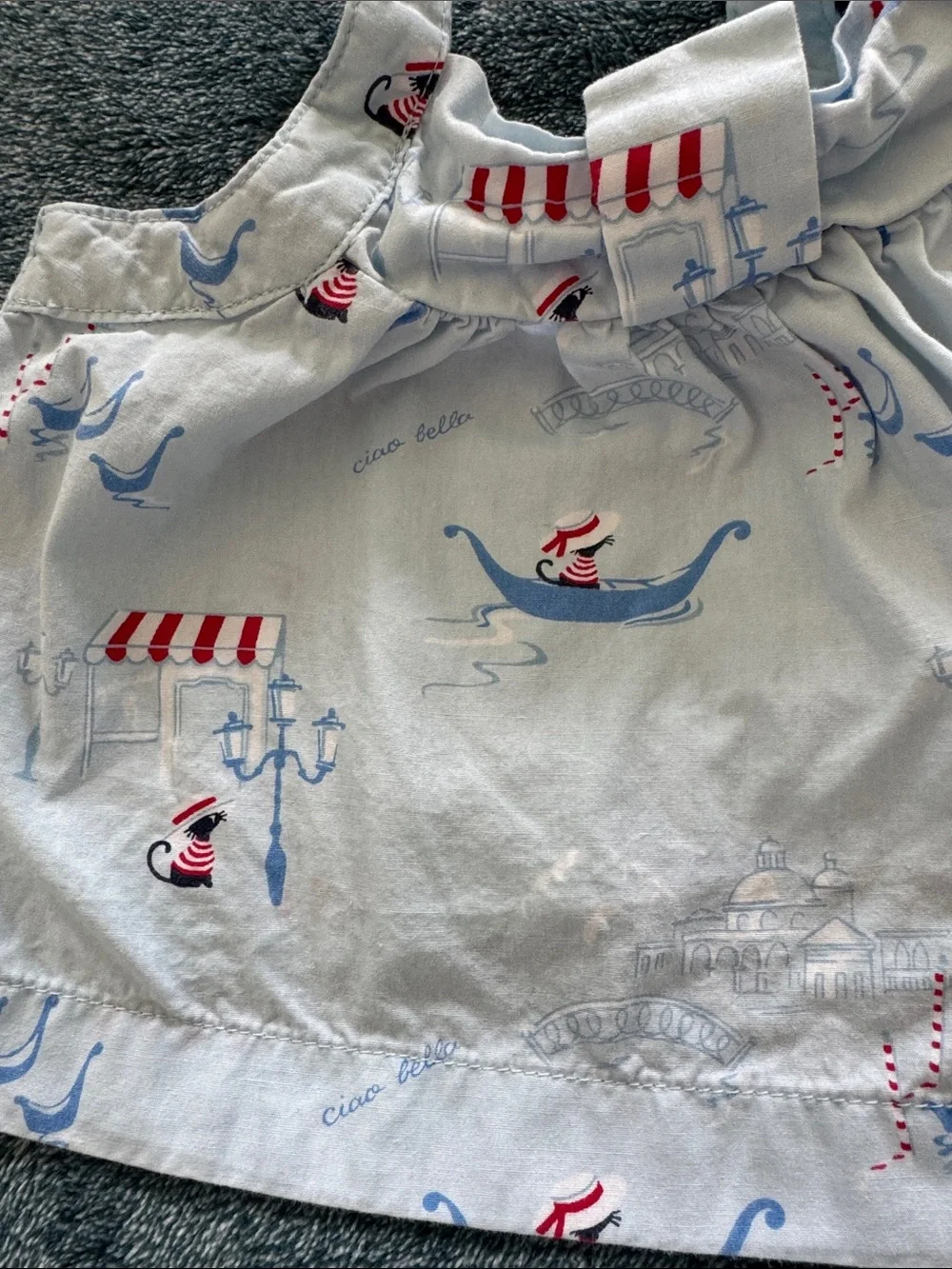 Gymboree Light Blue Nautical Tunic with Matching Bloomers